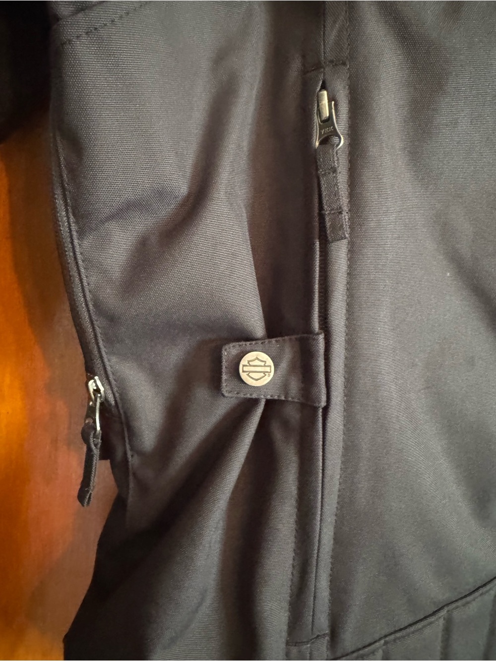 Harley-Davidson Black Women's Textile Motorcycle Jacket with Subtle Branding - Picture 7 of 10